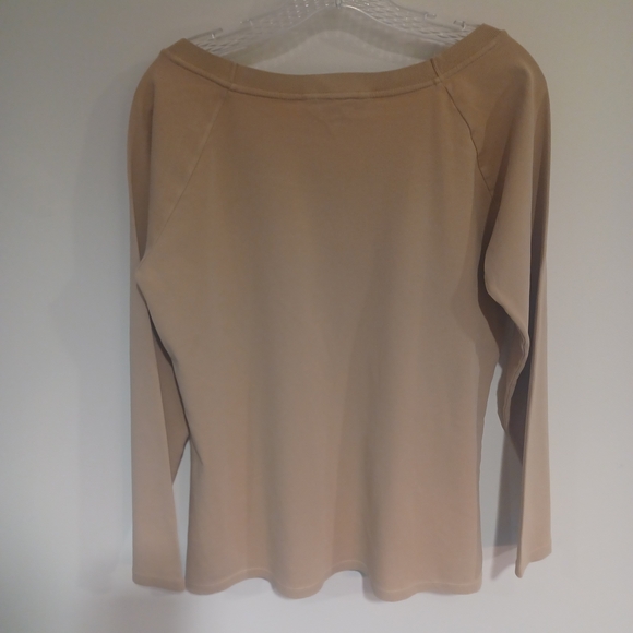 Ralph Lauren Beige Long Sleeve Top - Picture 5 of 7